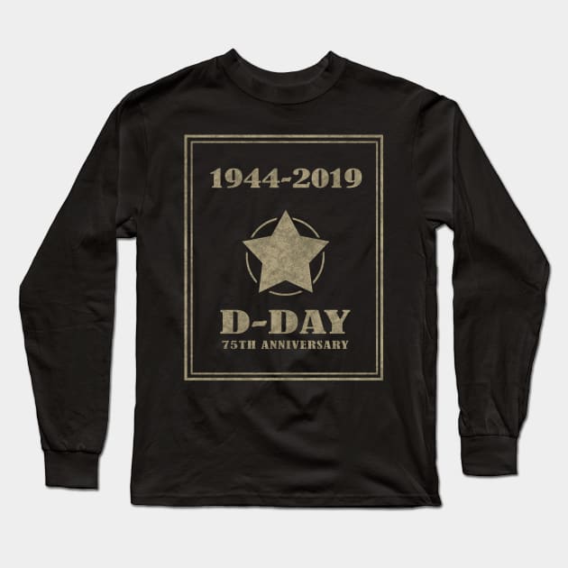 D-Day 75th Anniversary Long Sleeve T-Shirt by valentinahramov